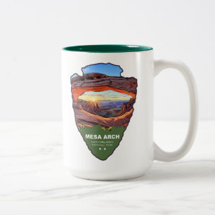Mesa Arch Canyonlands National Park Pilspets Två-Tonad Mugg