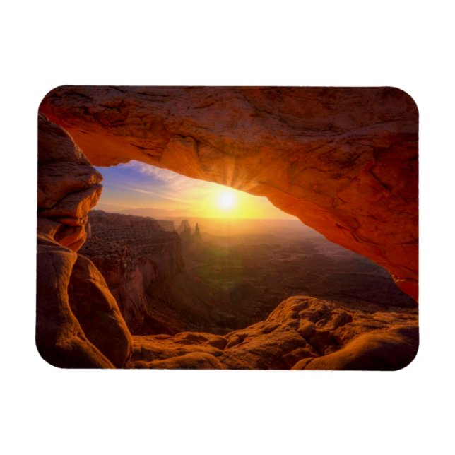 Mesa Arch, Canyonlands nationalpark Magnet (Horisontell)