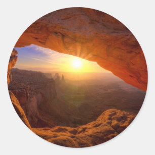 Mesa Arch, Canyonlands nationalpark Runt Klistermärke