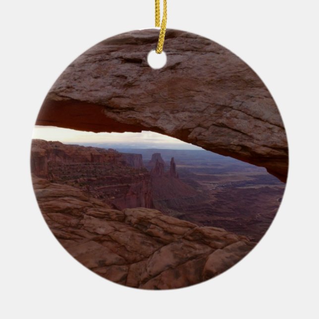 Mesa Arch från Canyonlands National Park Julgransprydnad Keramik (Framsidan)