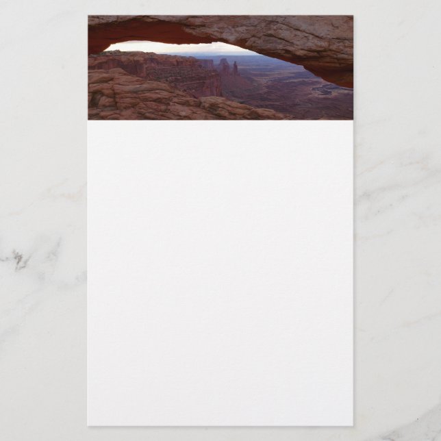 Mesa Arch från Canyonlands nationalpark Brevpapper (Framsida)