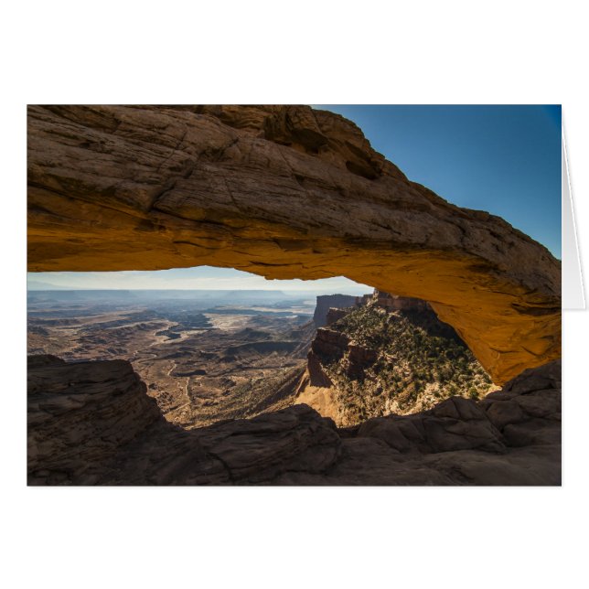 Mesa Arch Hälsningskort (Framsidan Horizontal)