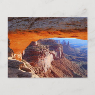 Mesa Arch Sunrise-vykort Vykort