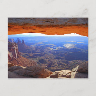 Mesa Arch vid Sunrise-vykort Vykort