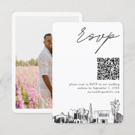 Mesa Arizona Bröllop OSA QR Code Small Tilläggskort