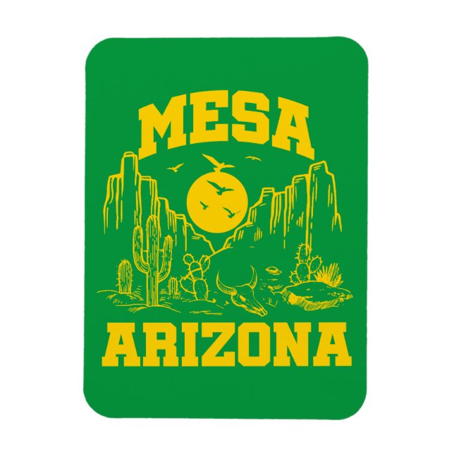 Mesa,Arizona Magnet (Vertikal)