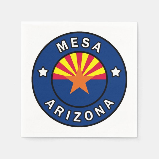 Mesa Arizona Pappersservett (Framsidan)