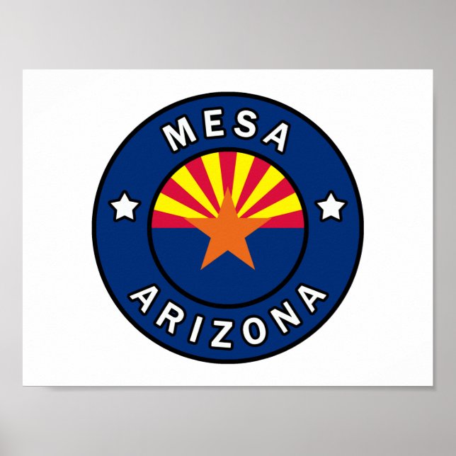 Mesa Arizona Poster (Framsidan)