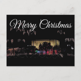 Mesa, Arizona Temple ljus.God Jul Helg Vykort