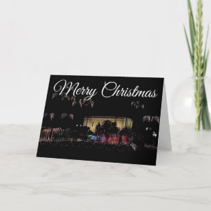 Mesa, Arizona Temple ljus.God Jul Kort