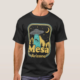 Mesa Arizona Ufo Alien Jägare Ironisk 80s Statssto T Shirt