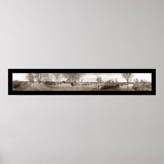 Mesa AZ Irrigation Photo 1908 Poster (Framsidan)