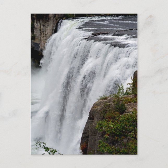 Mesa Falls - vykort för konstfotografering (Framsida)