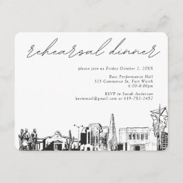 Mesa Rehearsal Dinner Inbjudan-kuvert Tilläggskort