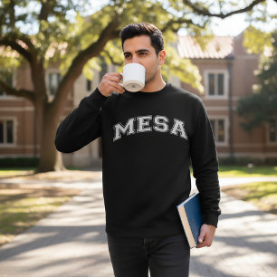 MESA Universitetsstilsvärmare Amerika College Lång Ärmad Tröja