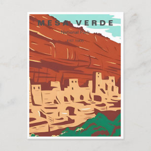 Mesa Verde National Park Colorado Colorado Colorfu Vykort