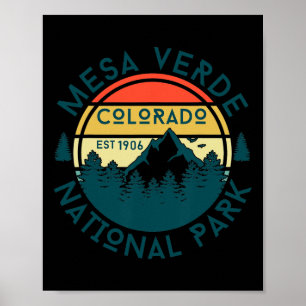 Mesa Verde National Park Colorado Natur Vandring U Poster
