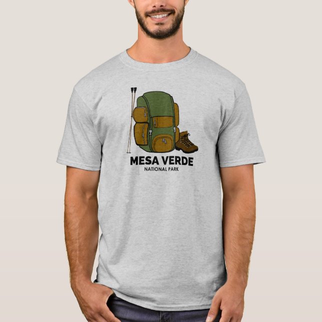 Mesa Verde National Park-ryggsäck T Shirt (Framsida)