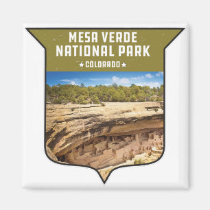 Mesa Verde nationalpark Ancestral Puebloan Magnet