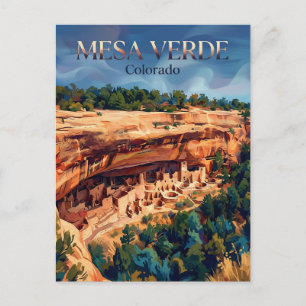 Mesa Verde nationalpark Colorado Vykort