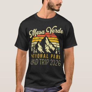 Mesa Verde Nationalpark Resa 2026 Road Trip T Shirt