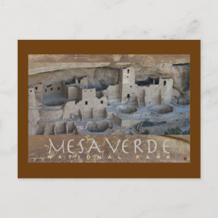 MESA VERDE NAT'L PARK-Colorado-Cliff Palace- Vykort