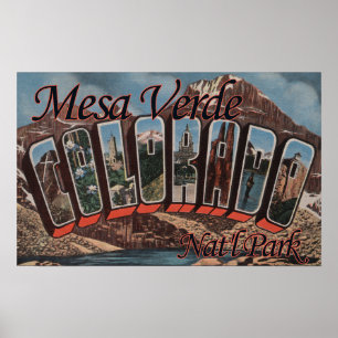 Mesa Verde Nat'l Park, Colorado Poster