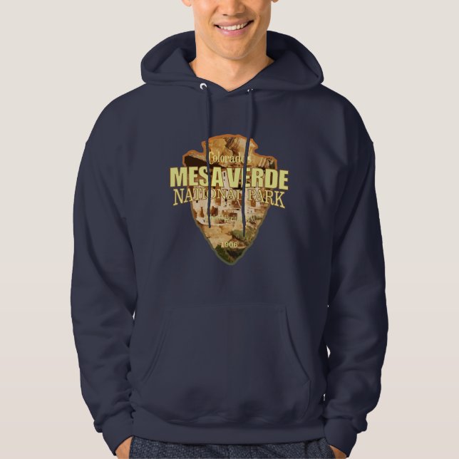 Mesa Verde NP (pilhuvud) Hoodie (Framsida)