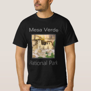 Mesa Verde Pueblo, nationalparken Mesa Verde T Shirt