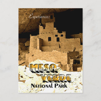 Mesa Verde - Vintage Stil Vykort