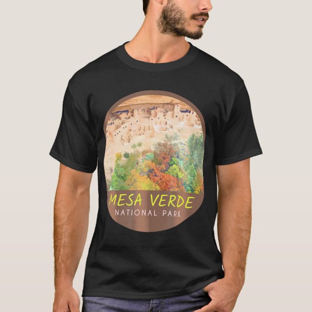 Mesa Verdes nationalpark Äventyr T Shirt (Framsida)