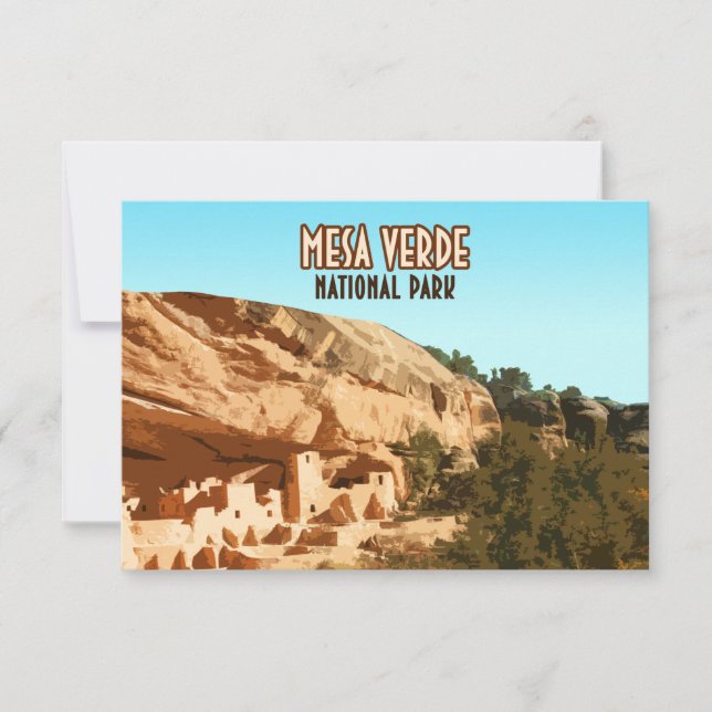 Mesa Verdes nationalpark Colorado (Framsida)