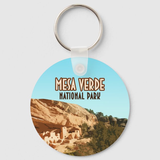 Mesa Verdes nationalpark Colorado Nyckelring (Framsida)