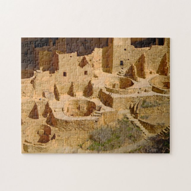 Mesa Verdes nationalpark. Jigszle Puzzle Pussel (Horisontell)
