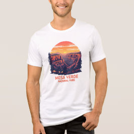 Mesa Verdes nationalpark Vintage Canyon Sunset T Shirt
