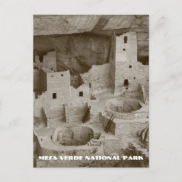 Mesa Verdes nationalparksvisitkort Vykort