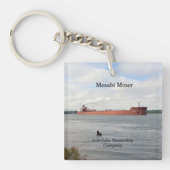 Mesabi Miner-akrylnyckelring (Framsidan)