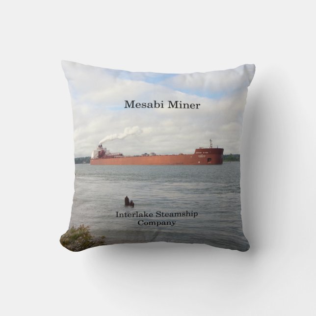 Mesabi Miner-kudde Kudde (Framsida)