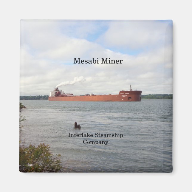 Mesabi Miner magnet (Framsidan)