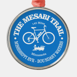 Mesabi Trail (cykling) Julgransprydnad Metall