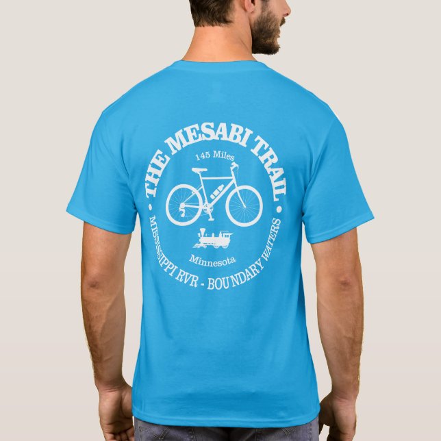 Mesabi Trail (cykling) T Shirt (Baksida)