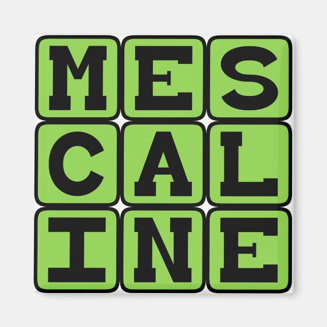 Mescaline, Hallucinogen drog Magnet (Framsidan)