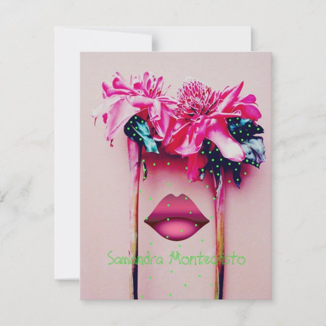 Meseriera  blomsterkort (Framsida)