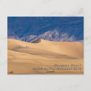 Mesganska Dunes Death Valley National Park vycard Vykort