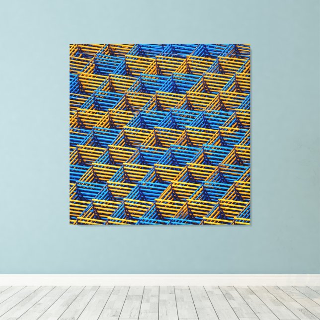 Mesh - Inkapslad Canvas Art Print (Insitu (trägolv))
