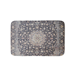 Meshed Persia Dusty Blue Mörk Grått Badrumsmatta