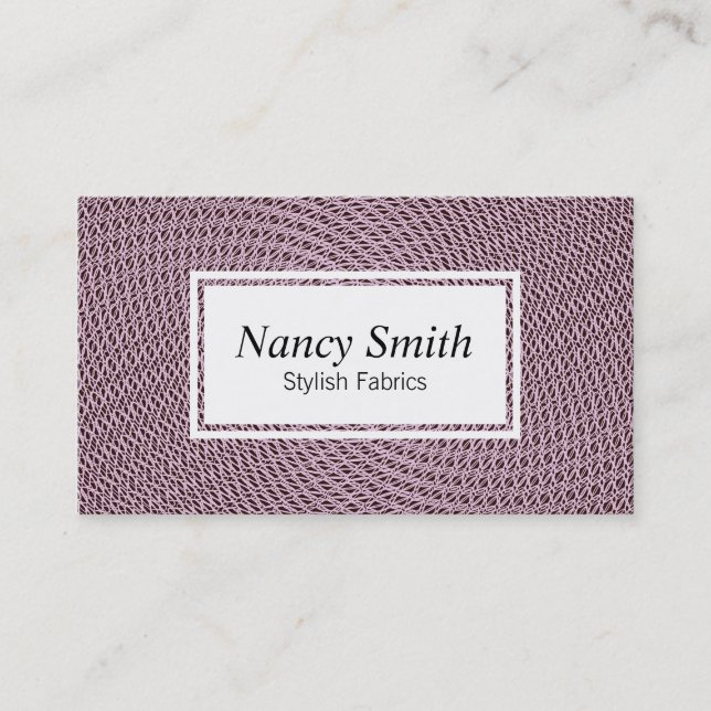 Meshing | Rosa Visitkort (Framsida)