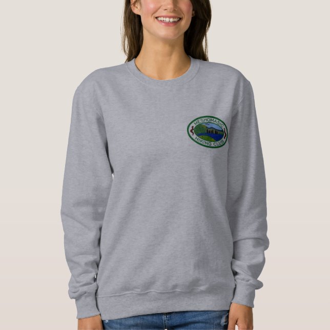 Meshomasisk hiking Klubb Logotyp Sweatshirt T Shirt (Framsida)