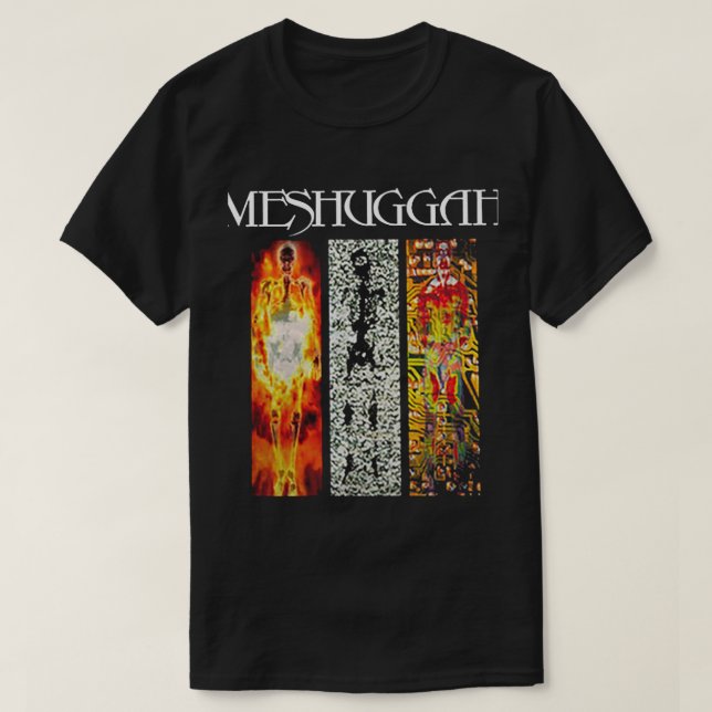 Meshuggah New Logotyp T Shirt (Design framsida)