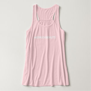 Meshuggenuts galen judisk persontanktop linne med racerback 